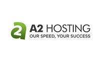 A2 Hosting logo featuring a sleek, modern design for fast and reliable web hosting